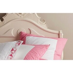 Serena and Lily Southport Cap pink White standard + euro Pillow Shams set of 4